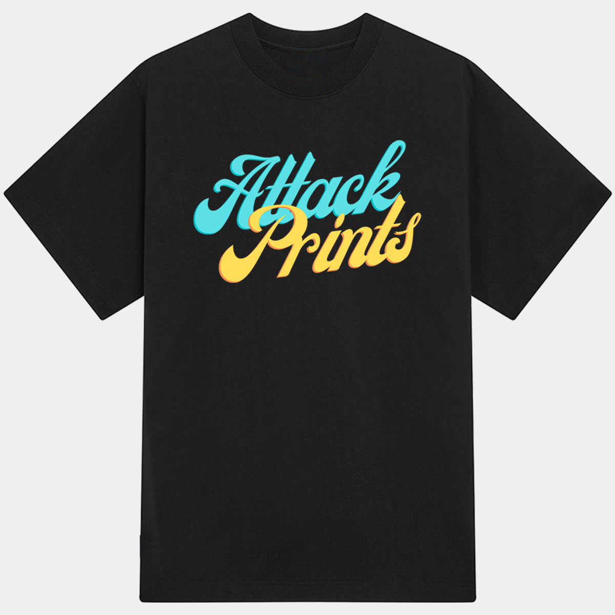 Winding Attackprints Tee - Black