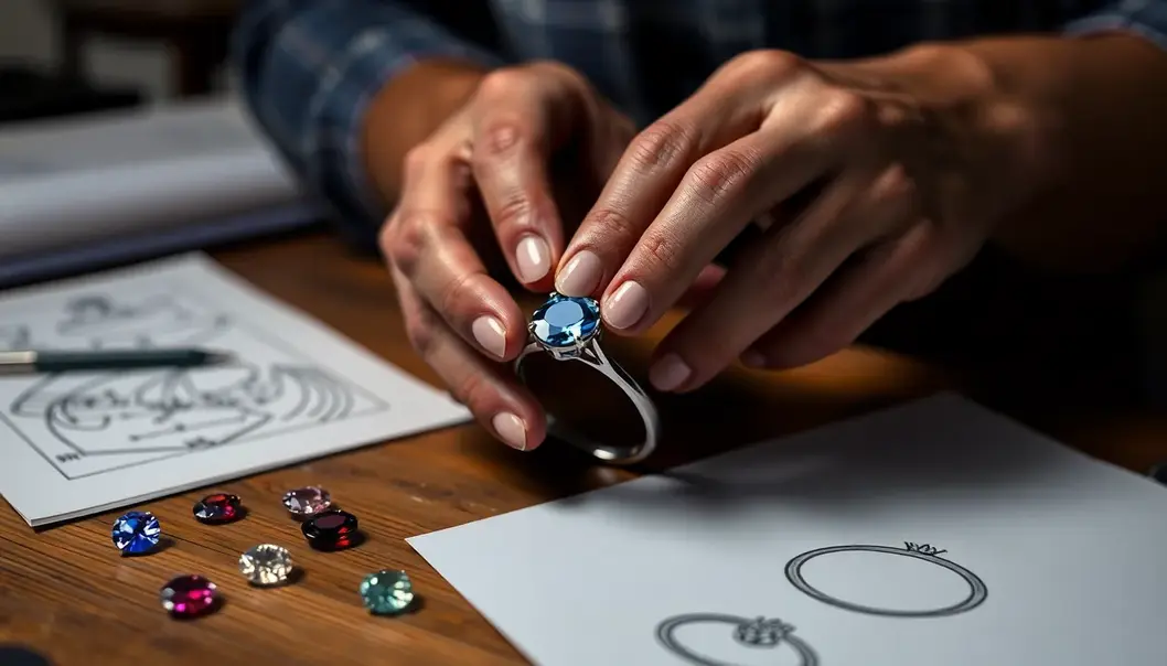 A vintage engagement ring epitomizing timeless elegance.